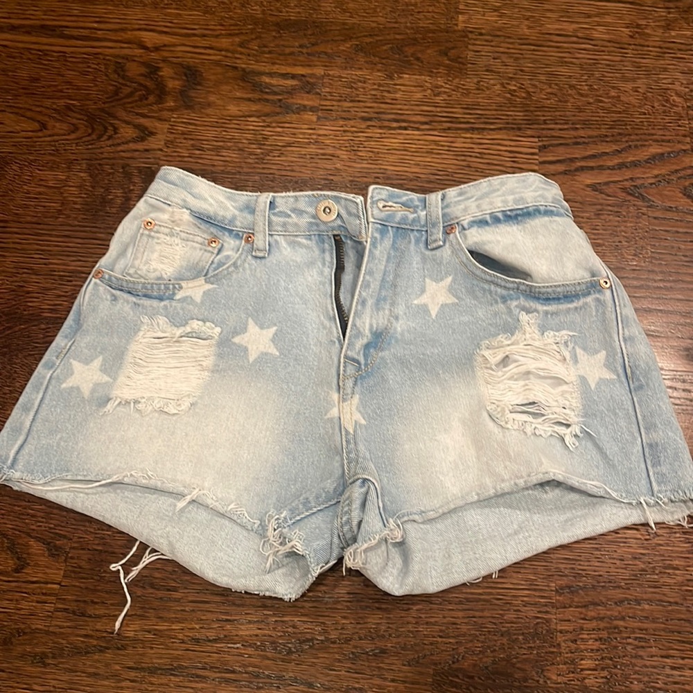 Dance & Marvel star Jean shorts worn once